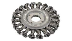 ŽIČNA ŠČETKA INOX PLETENA 125mm (47892)