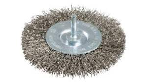 ŽIČNA ŠČETKA INOX 100mm FINA ZAVITA (53137)