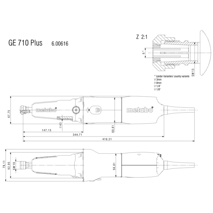 PREMI BRUSILNIK GE 710 Plus slika