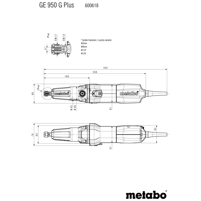 PREMI BRUSILNIK GE 950 G Plus slika