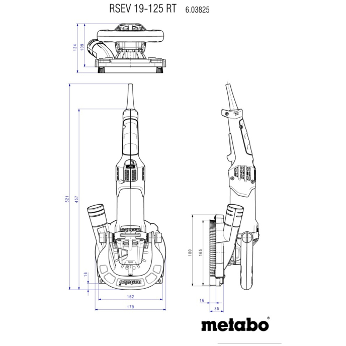 METABO BRUSILNIK BETONA RSEV 19-125 RT slika