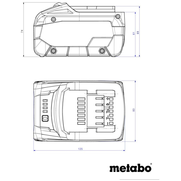 BATERIJA METABO 18V 8,0Ah LiHD slika