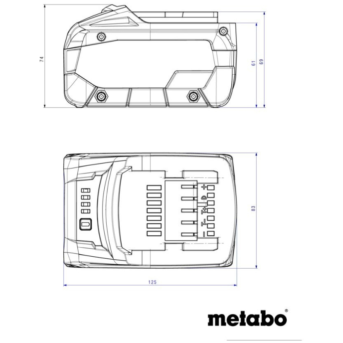 BATERIJA METABO 18V 10,0Ah LiHD slika