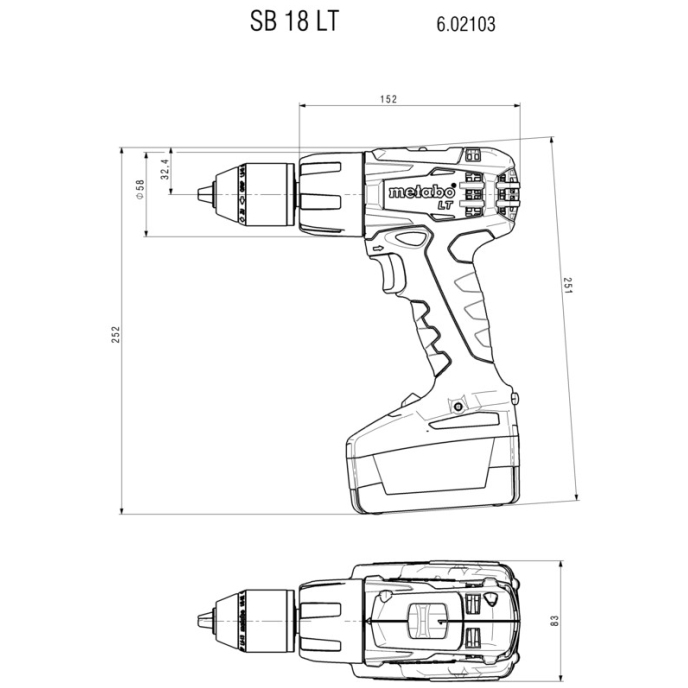 UDARNI VRTALNIK METABO SB 18 LT slika