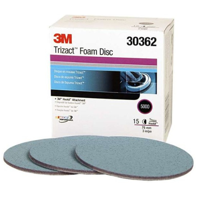 3M JEŽEK DISK 443SA Foam 75mm slika