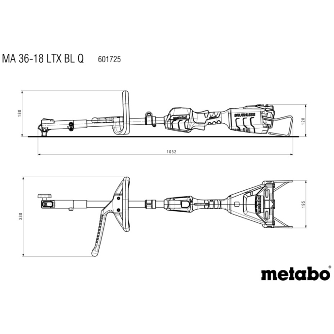 POGON METABO MA 36-18 LTX BL Q slika
