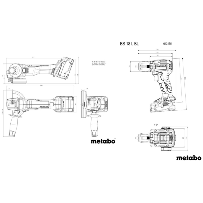 METABO COMBO SET 2.6.5 18 V slika